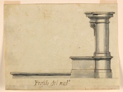 Project: Zijaanzicht van de bidstoel, -2586 door Unknown artist