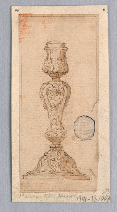 Ontwerp voor een Kandelaar door Unknown artist