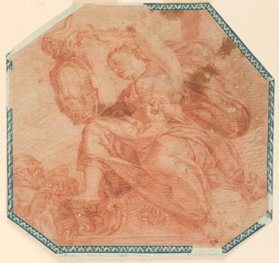 Project voor een Beschilderd Plafond door Unknown artist