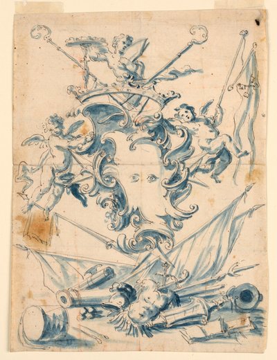 Ontwerp voor het wapen van een kardinaal door Unknown artist