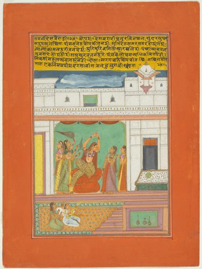 Ragini Desavaradi, Pagina uit een Jaipur Ragamala-set door Unknown artist