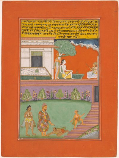 Ragini Setmalar, Pagina uit een Jaipur Ragamala Set door Unknown artist