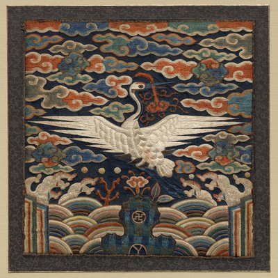 Ranginsigne met Enkel Kraanvogelmotief door Unknown artist