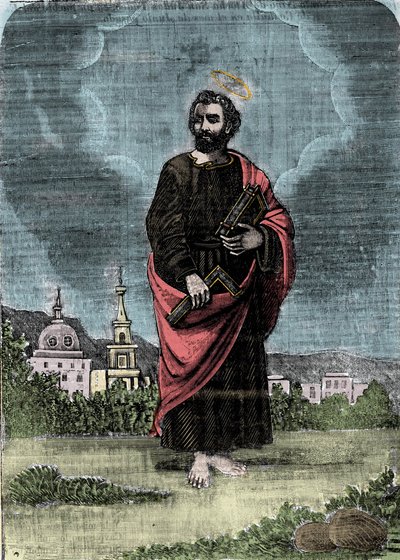 Afbeelding van de apostel Sint Judas of Judas Thaddeüs. door Unknown artist