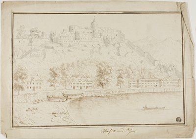 Rhinefelts en Sint Goar door Unknown artist