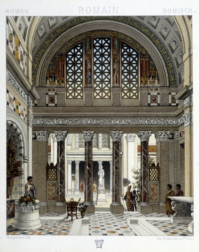 Romeinse woning in de oudheid - in 