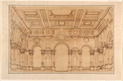 Kamer in een paleis door Unknown artist