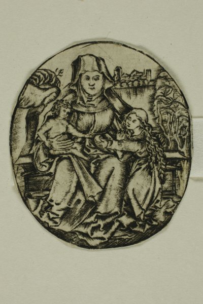 Sint-Anna, de Maagd en het Kind door Unknown artist
