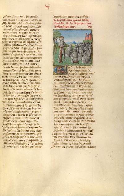 Johannes de Doper Preken door Unknown artist