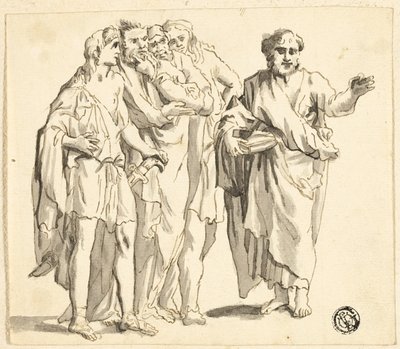 Sint Paulus Predikend door Unknown artist