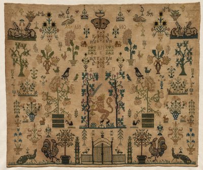 Sampler Fragment door Unknown artist