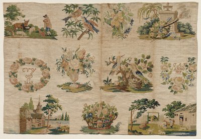 Sampler Fragment door Unknown artist