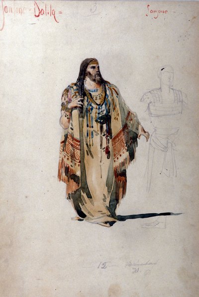 Samson kostuum voor de opera 