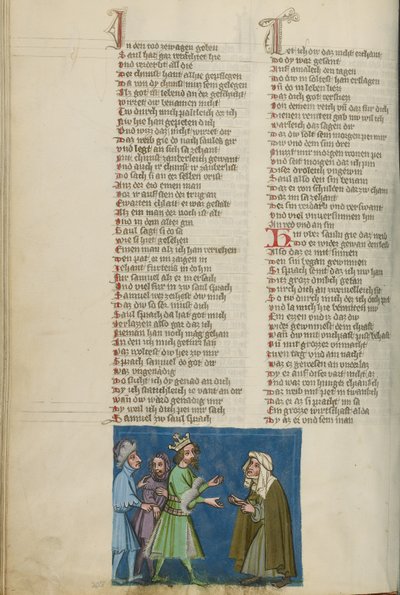 Saul en de heks van Endor door Unknown artist