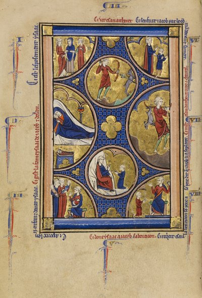 Scènes uit het leven van Isaak, Jakob en Esau door Unknown artist