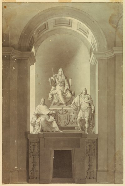 Grafmonument van de Laatste Drie Stuarts door Unknown artist