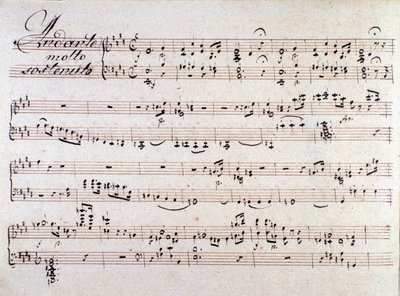 Bladmuziek van De twee dagen, opera van Luigi Cherubini door Unknown artist