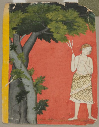 Shiva Onder Bomen door Unknown artist