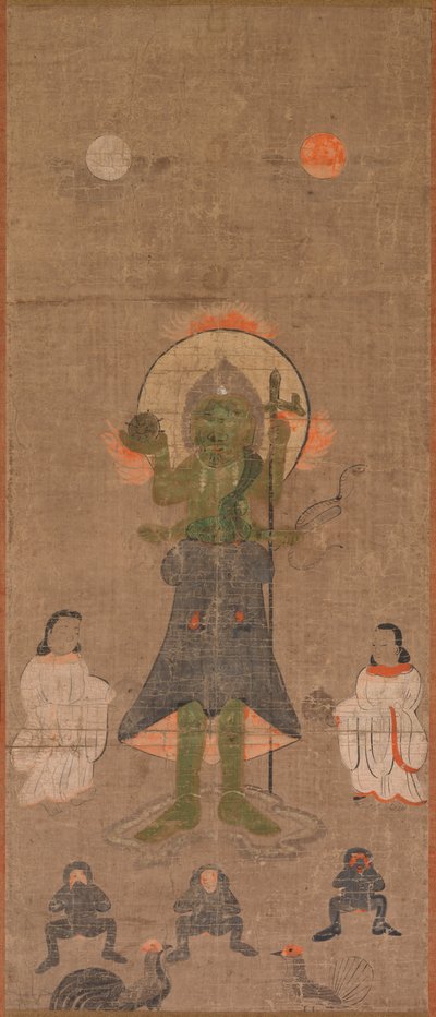 Shomen Kongo: De Blauwe Gezicht Kongo door Unknown artist