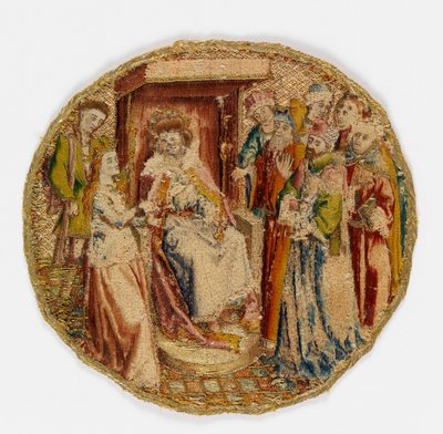 St. Catharina die geleerden verwart voor keizer Maxentius door Unknown artist