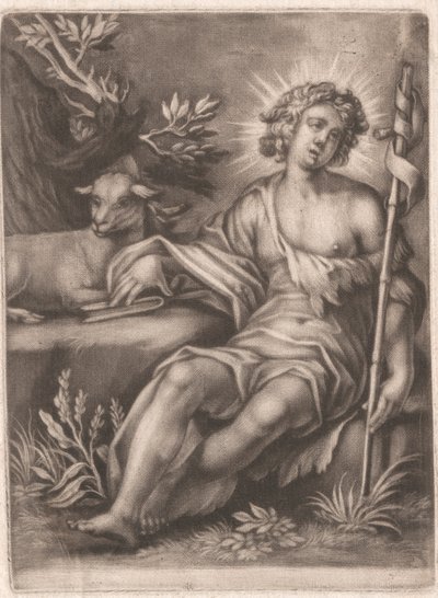 St. Johannes met het Lam door Unknown artist