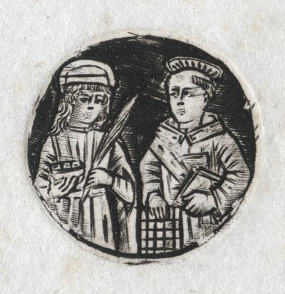 St. Laurentius en St. Lucia door Unknown artist