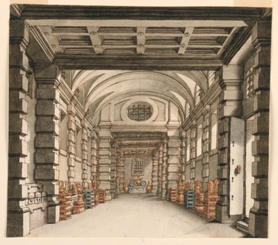 Toneelontwerp, Interieur van Schathuis door Unknown artist