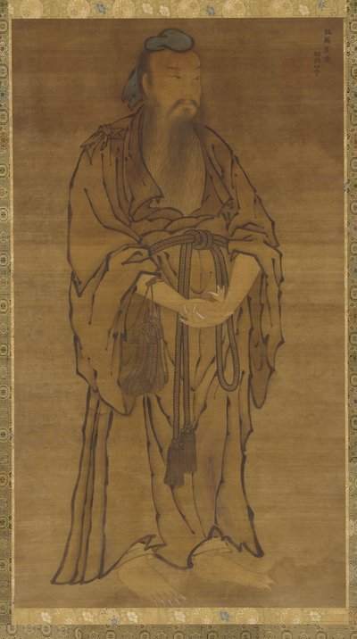 Staande figuur van Lü Dongbin door Unknown artist