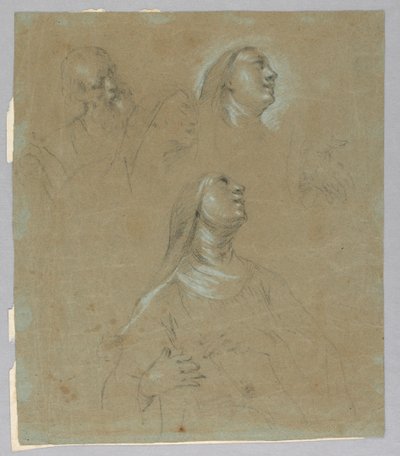 Studies voor Heilige Figuren door Unknown artist