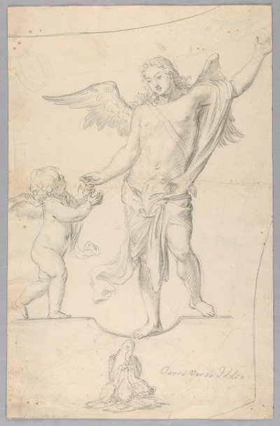 Studie voor Allegorisch Schilderij door Unknown artist