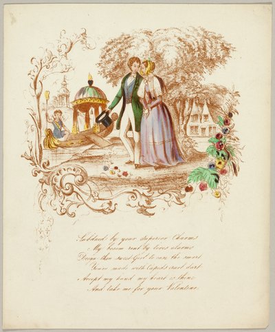 Onderworpen door uw superieure charmes (valentijn) door Unknown artist