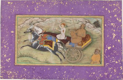 Sultan Salim in een Koets door Unknown artist