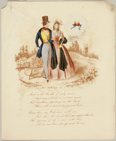 Zoet is de adem van de vroege morgen (valentijn) door Unknown artist