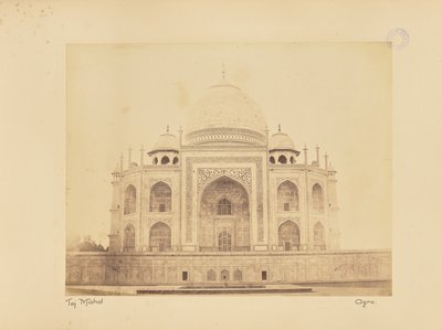 Taj Mahal. Agra door Unknown artist