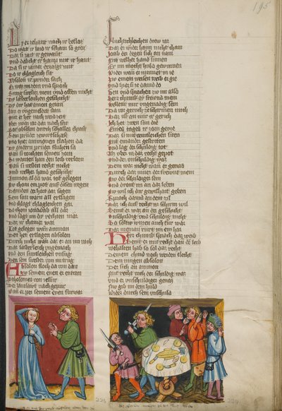 Tamar klaagt bij Absalom; Absalom beveelt de dood van Amnon door Unknown artist