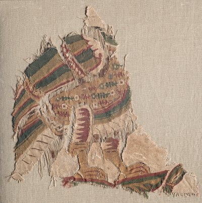 Wandtapijt met onthoofde vogel door Unknown artist