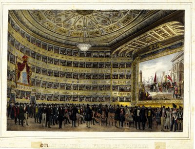 Teatro La Fenice (De Feniks) door Unknown artist