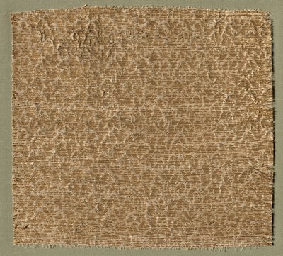 Textiel met kleine bladeren door Unknown artist