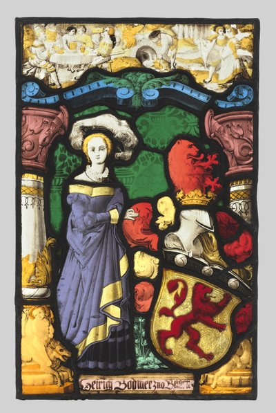 De Wapens van Heinrich Bodmer van Baden door Unknown artist