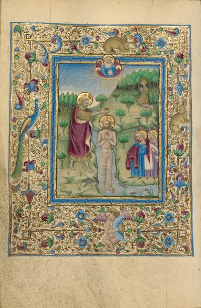 De doop van Christus door Unknown artist