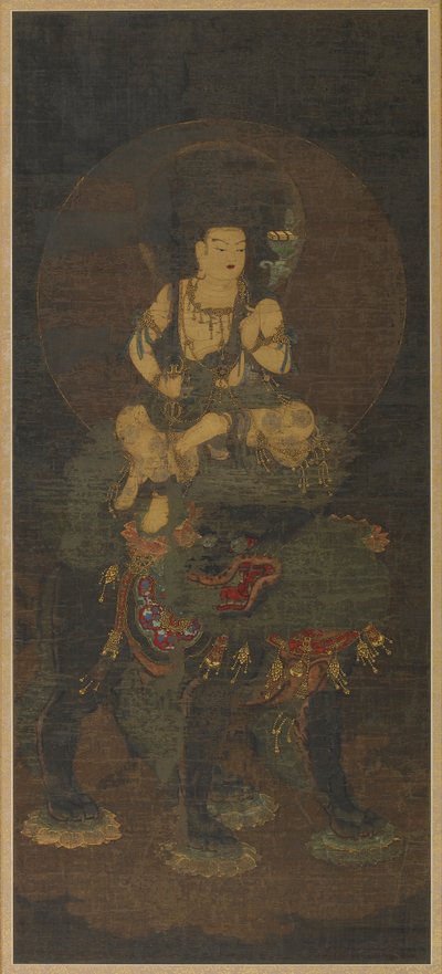 De Bodhisattva Monju door Unknown artist