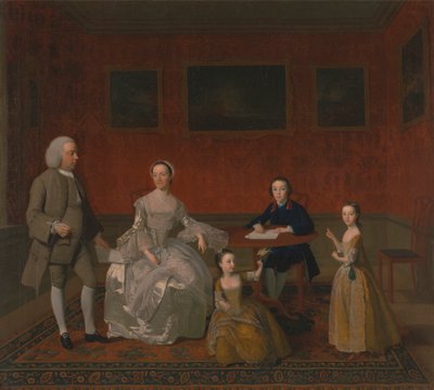 De familie Buckley-Boar door Unknown artist