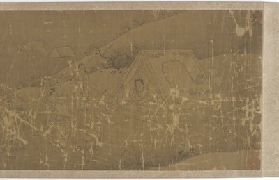 De Gevangenschap van Cai Wenji (vier scènes) door Unknown artist