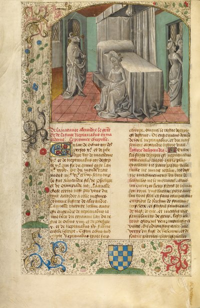 De conceptie van Alexander de Grote door Unknown artist