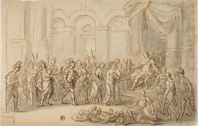 De gematigdheid van Scipio door Unknown artist