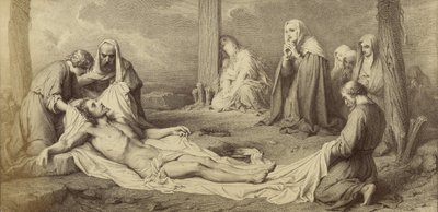 [De Kruisafneming door Paul Delaroche]. door Unknown artist