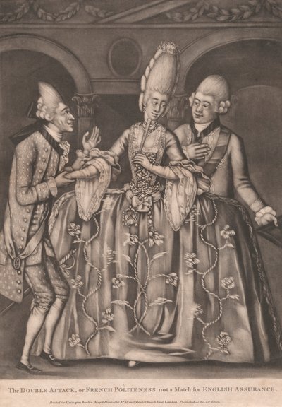 De Dubbele Aanval, of Franse Beleefdheid niet opgewassen tegen Engelse Zelfverzekerdheid door Unknown artist