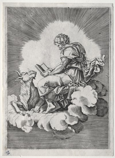 De vier evangelisten door Unknown artist