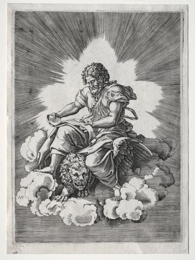De vier evangelisten: St. Marcus door Unknown artist