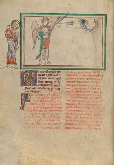 De Vierde Trompet: De verduistering van een derde van de hemellichamen door Unknown artist